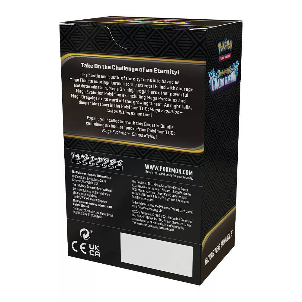 Pokémon Trading Card Game: Mega Evolution Chaos Rising Booster Bundle