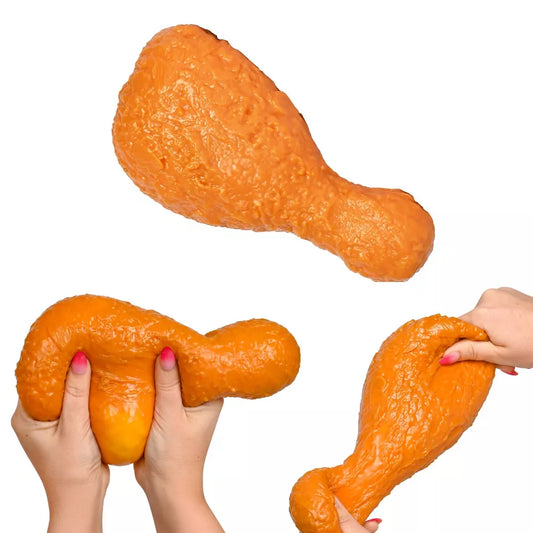 Squeeezy Fried Chicken Leg Squishy Toy