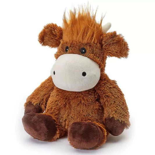 Warmies Microwavable 13in Highland Cow Plush
