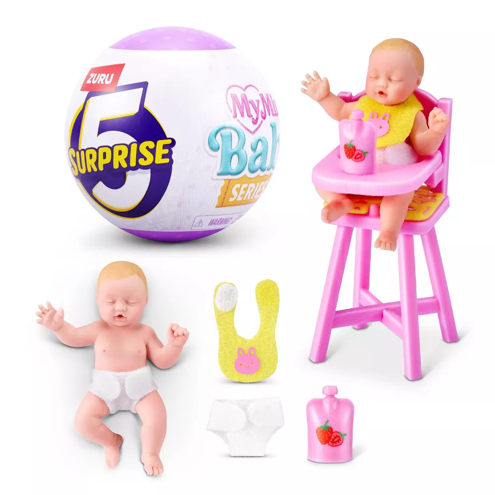 5 Surprise My Mini Baby Series 2 (contents may vary)