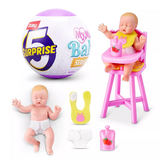5 Surprise My Mini Baby Series 2 (contents may vary)