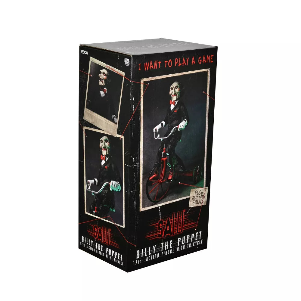 NECA - Saw - Billy Puppet with Tricycle 12" Action Figure