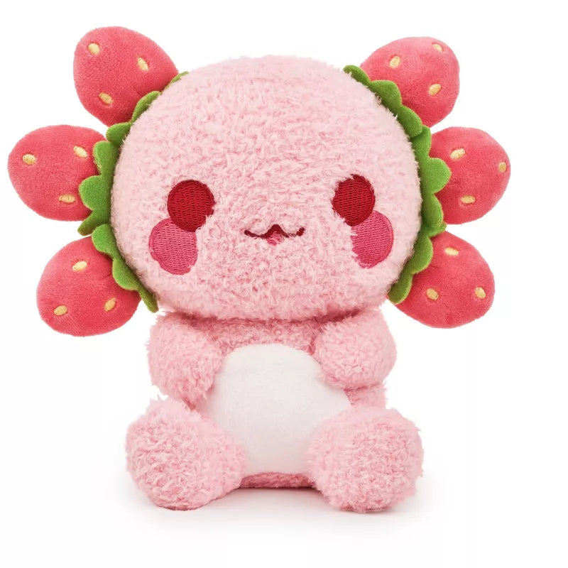 Cuddle Barn: Lil Series - Strawberry Axolotl (Scented Kawaii Tropical) Plush