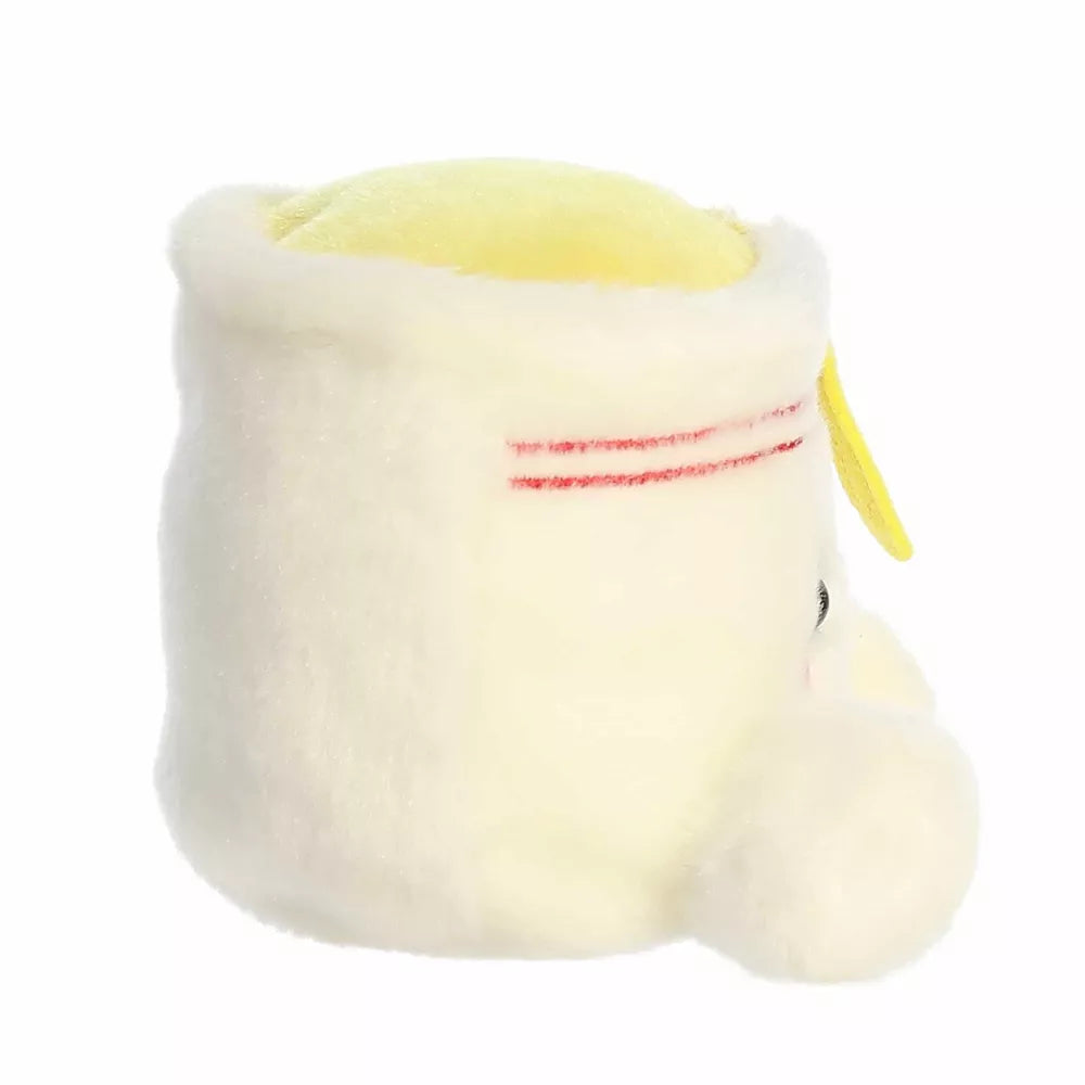 Mini Dashi Cup Noodles Palm Pals Adorable Stuffed Animal White 4.5" Plush