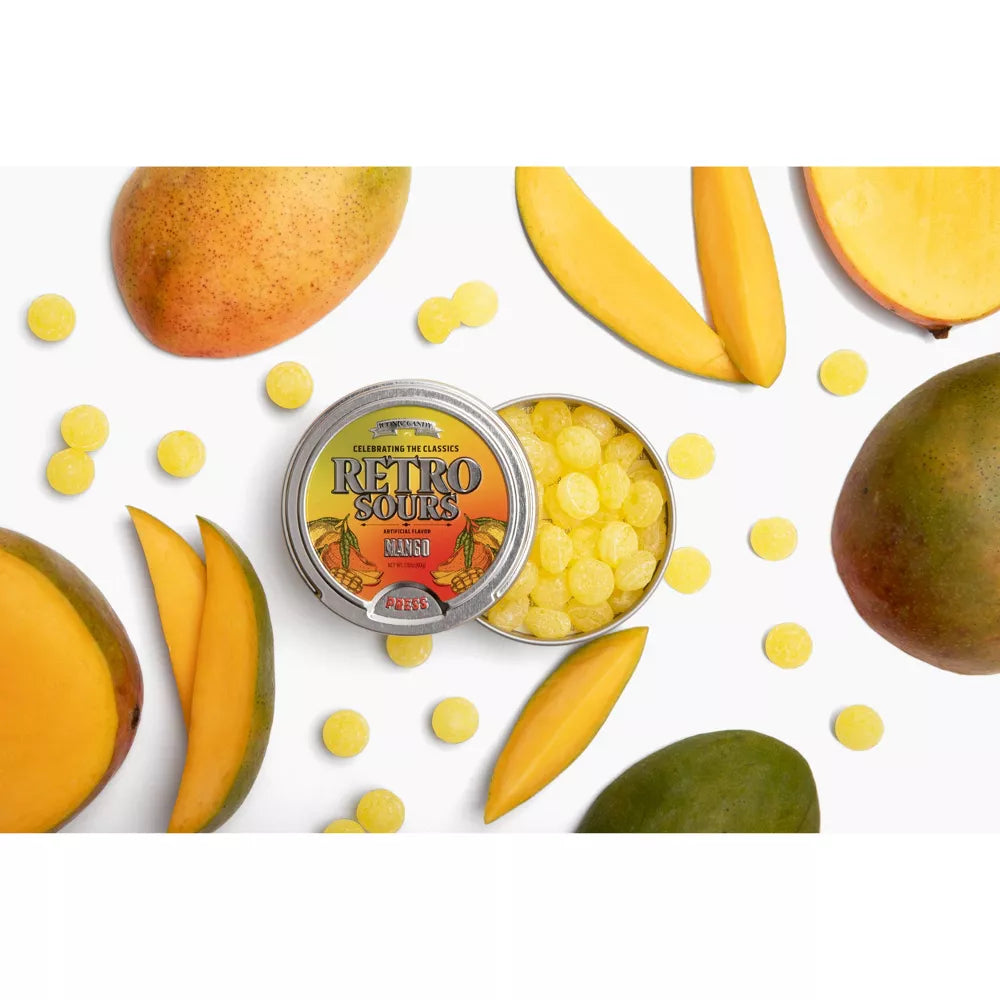 Retro Sours Mango Candy Tin