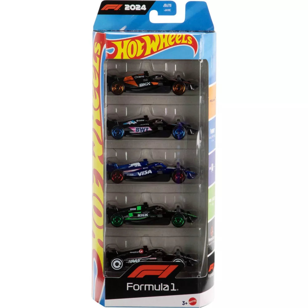 Hot Wheels Formula 1 Race Team 5-Pack (style may vary)