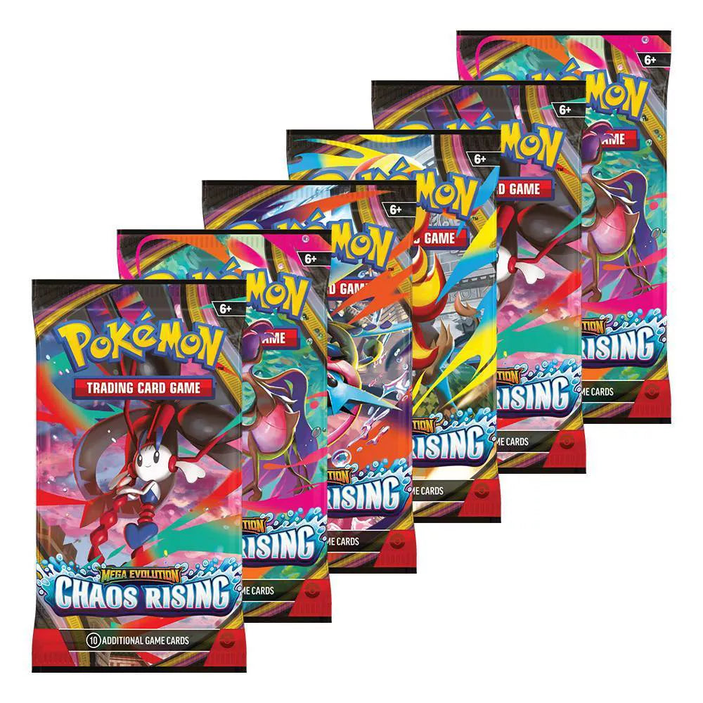 Pokémon Trading Card Game: Mega Evolution Chaos Rising Booster Bundle