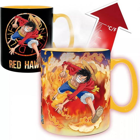 One Piece Luffy and Sabo Heat Change 16oz. Mug