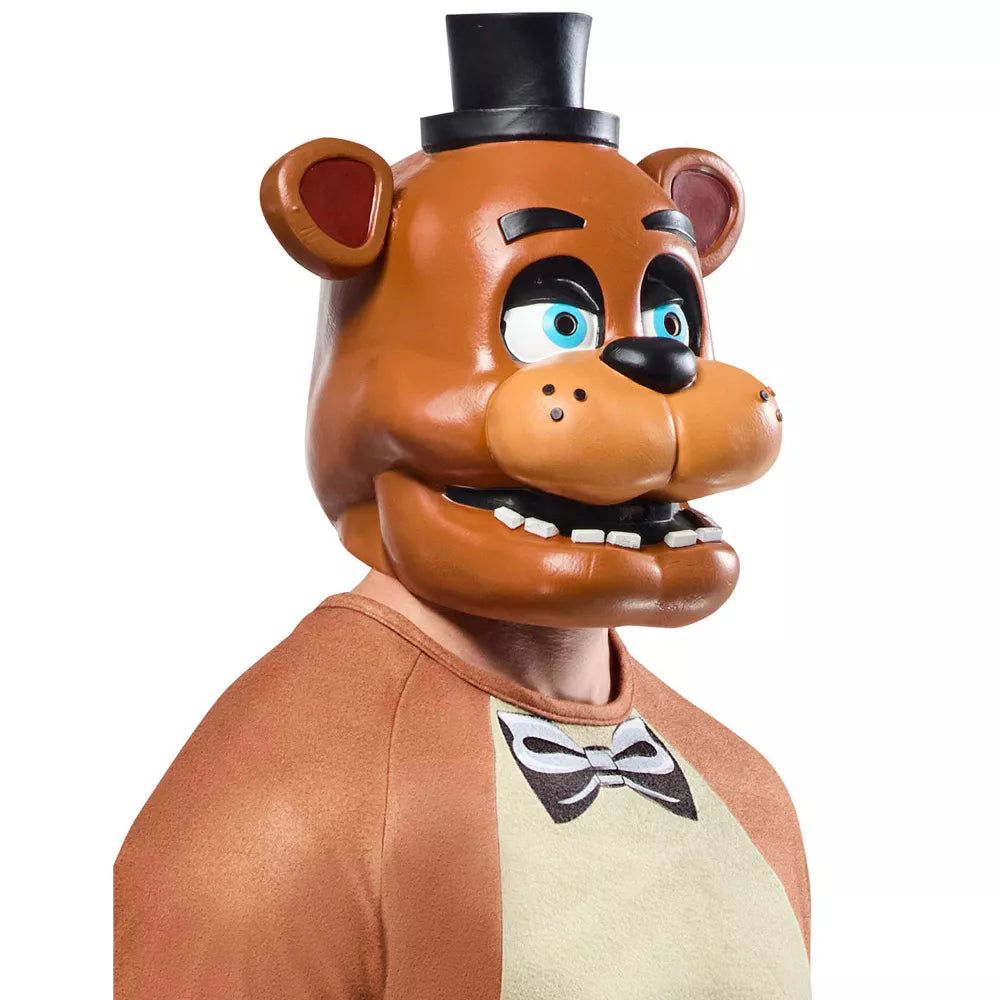 Five Nights At Freddy's Freddy Overhead Latex Mask- One Size Fits Most