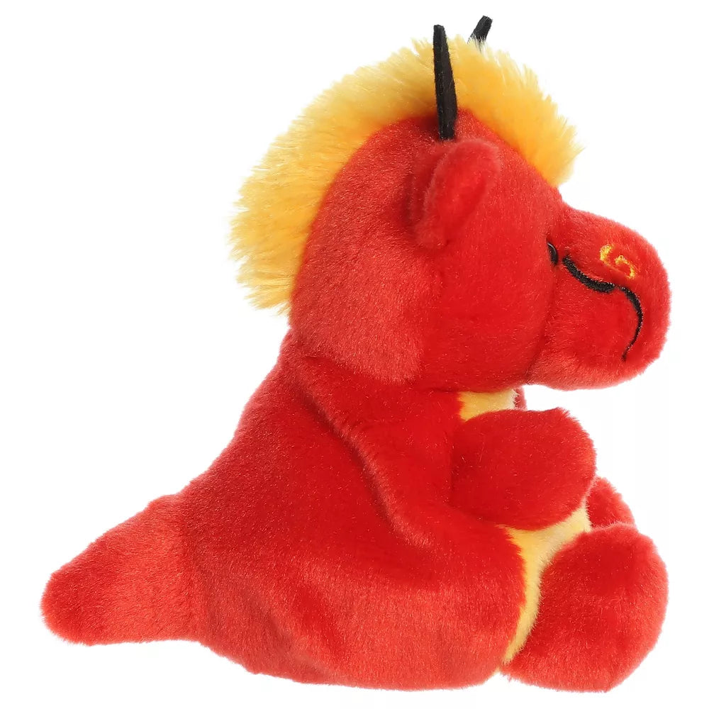 Bruce Chinese Dragon Palm Pals Adorable Stuffed Animal Red 5"