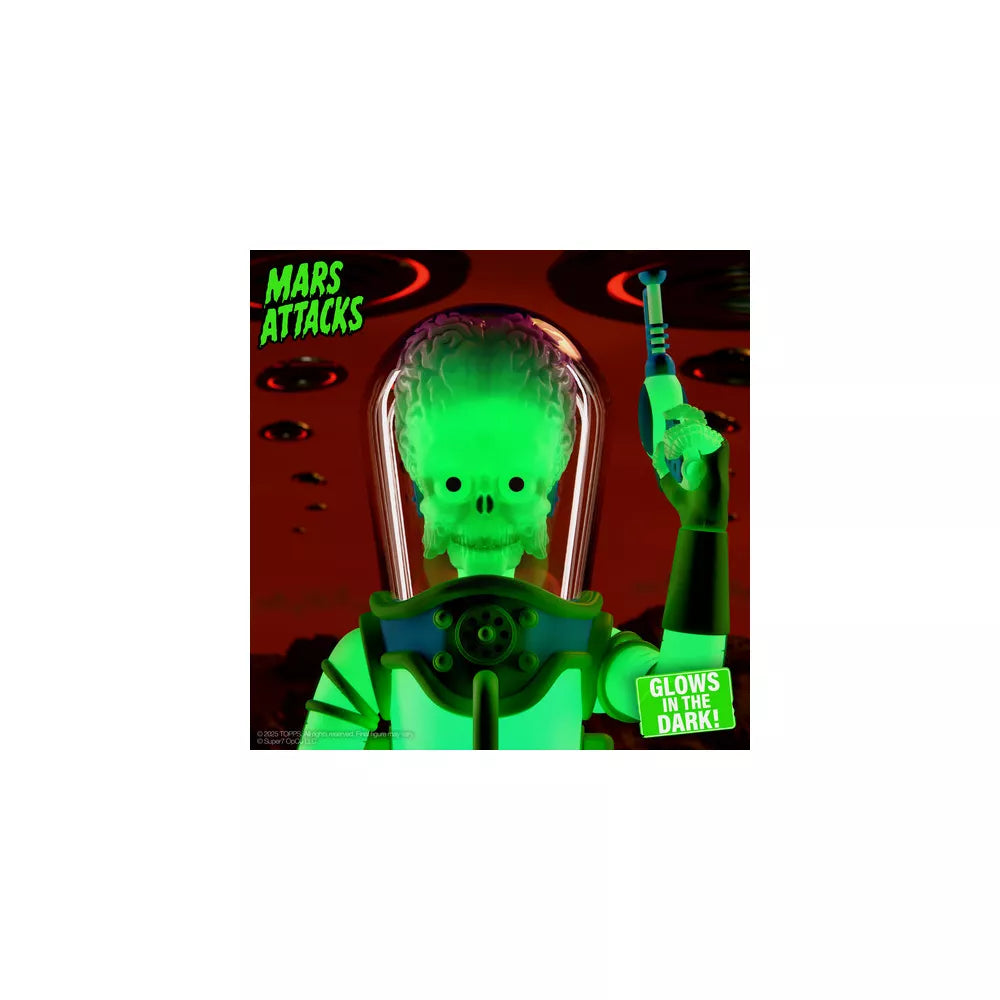 Super7 - Mars Attacks - ULTIMATES! Wv2 - Martian (Glow) Action Figure