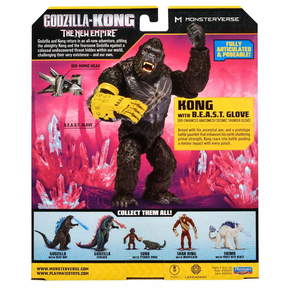 Godzilla x Kong: The New Empire Kong with B.E.A.S.T. Glove Figure