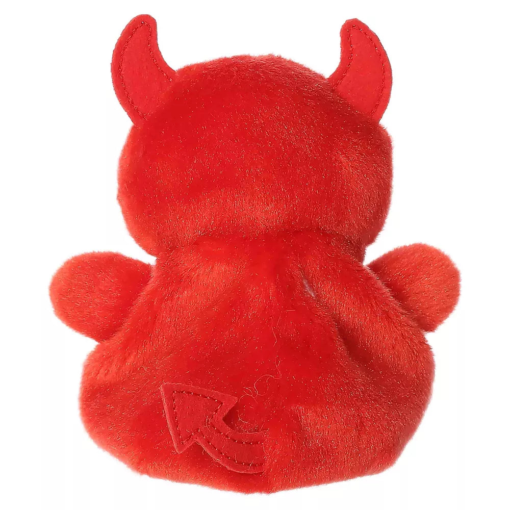 Damien Devil Palm Pals Spooky Stuffed Animal Red 4.5"