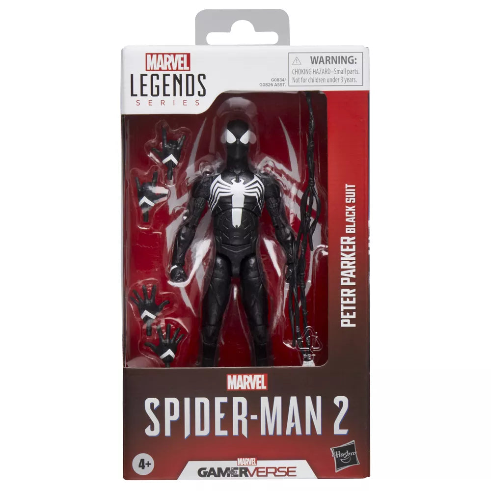Hasbro Collectibles - Spider-Man 2 - Marvel Legends Gamerverse - Peter Parker Black Suit Action Figure