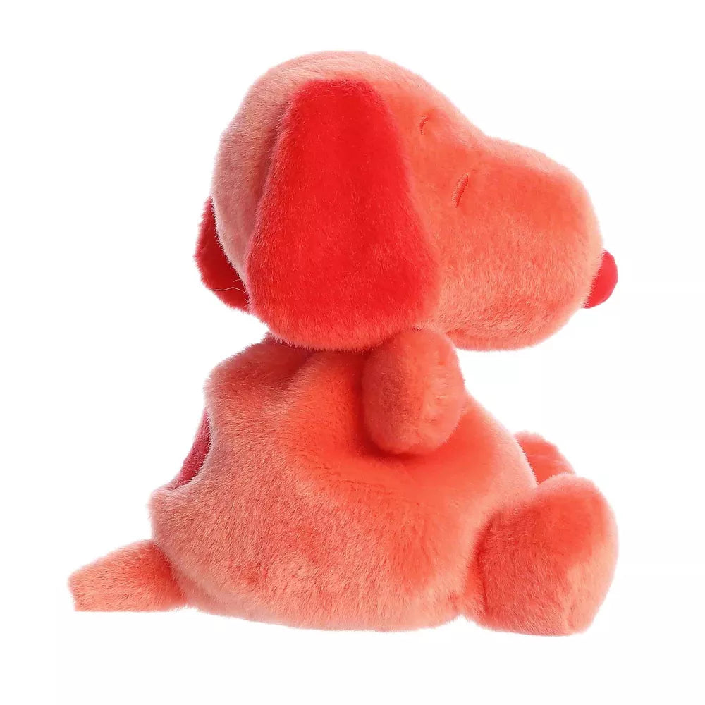 Aurora Mini Snoopy Color Collection Palm Pals Peanuts Adorable Stuffed Animal Red 5"