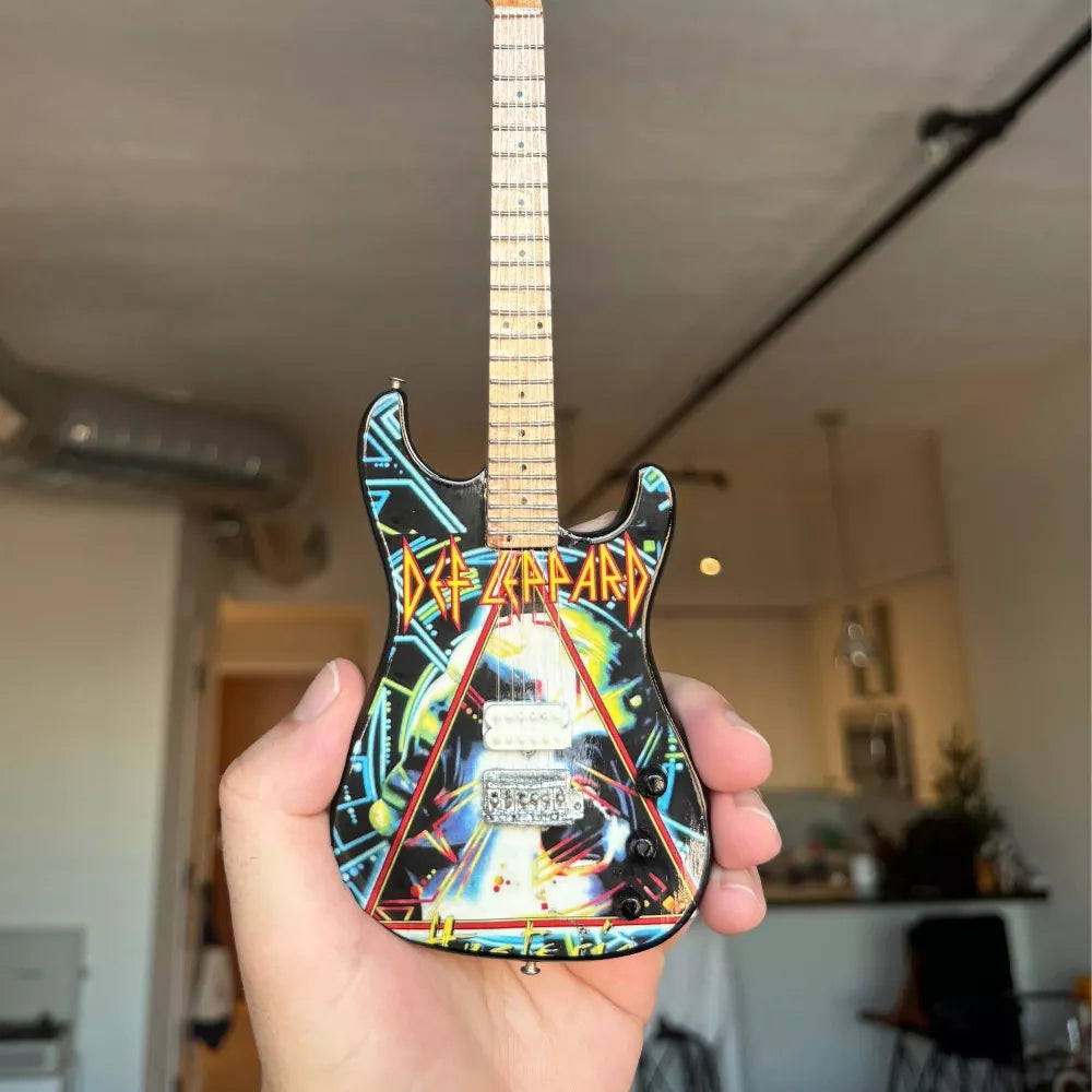 The Mini Axe - Def Leppard - Hysteria - Mini Guitar Replica Collectible