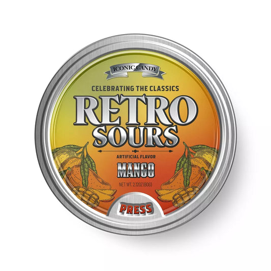 Retro Sours Mango Candy Tin