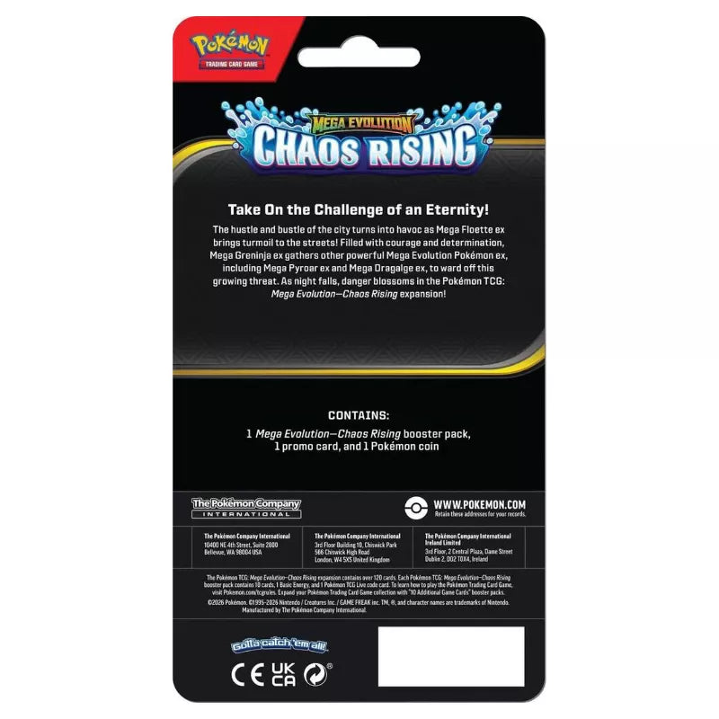 Pokemon Trading Card Game: Chaos Rising - Checklane Blister (styles may vary)