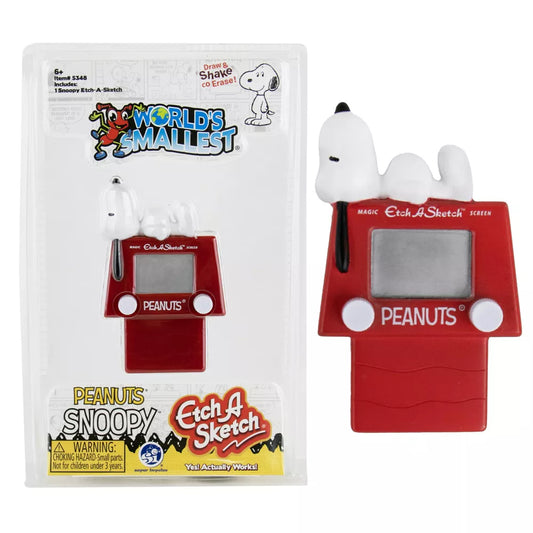 World's Smallest Peanuts Snoopy Etch A Sketch