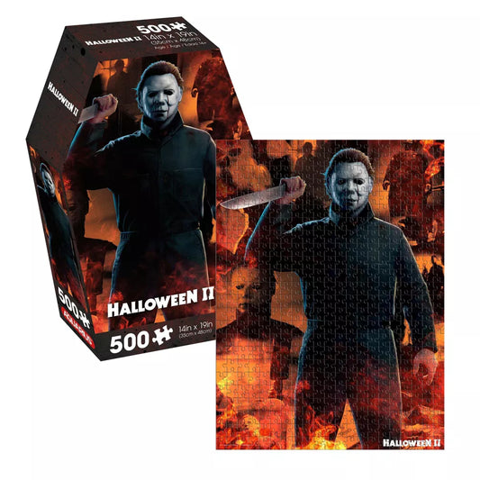 Halloween II Michael Myers Coffin Box 500-Piece Jigsaw Puzzle