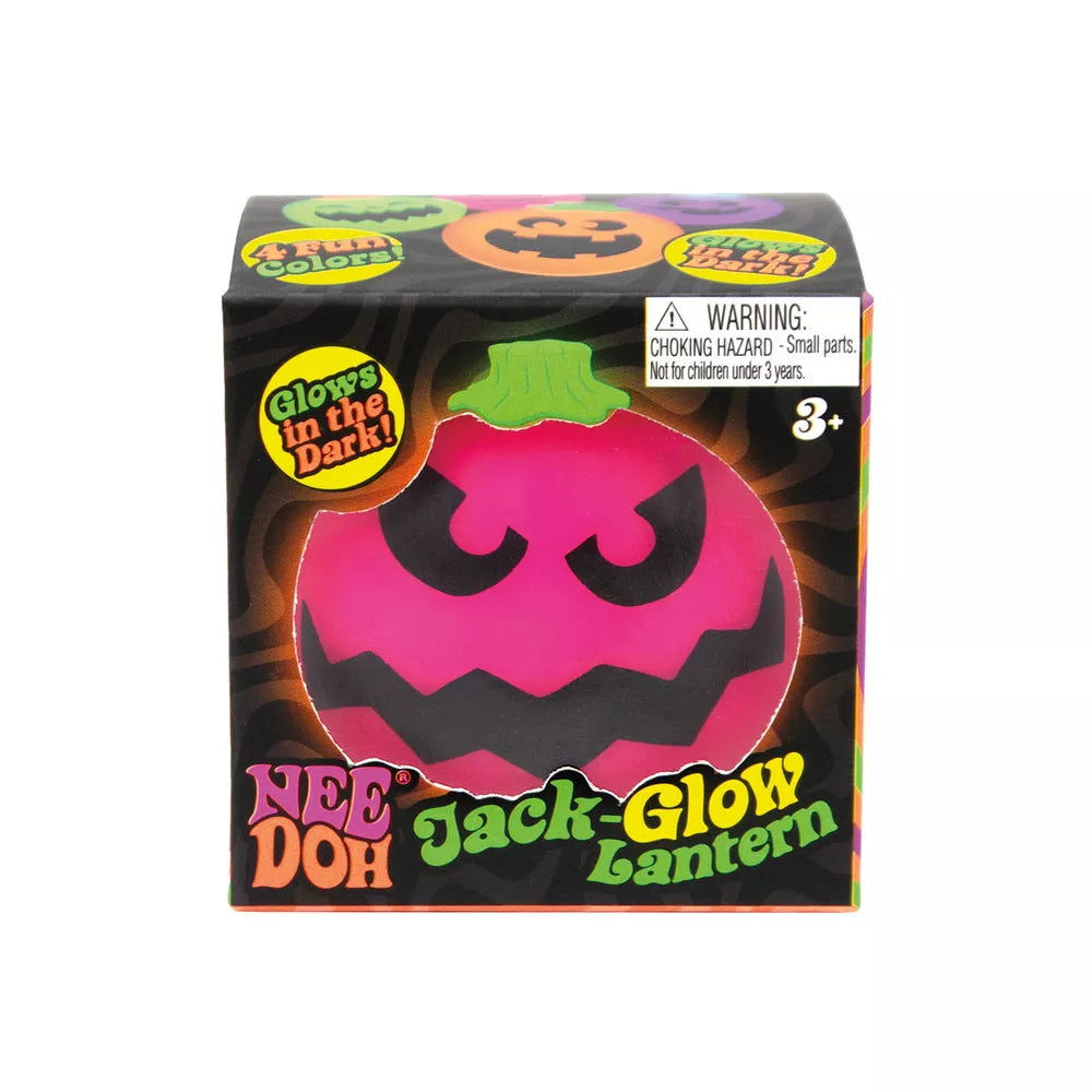 2026 Needohween Jack-Glow-Lantern Stress Ball [1 RANDOM Glow-in-the-Dark Squish]