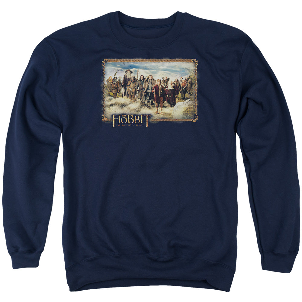 The Hobbit - Hobbit & Company - Adult Crewneck Sweatshirt - Navy