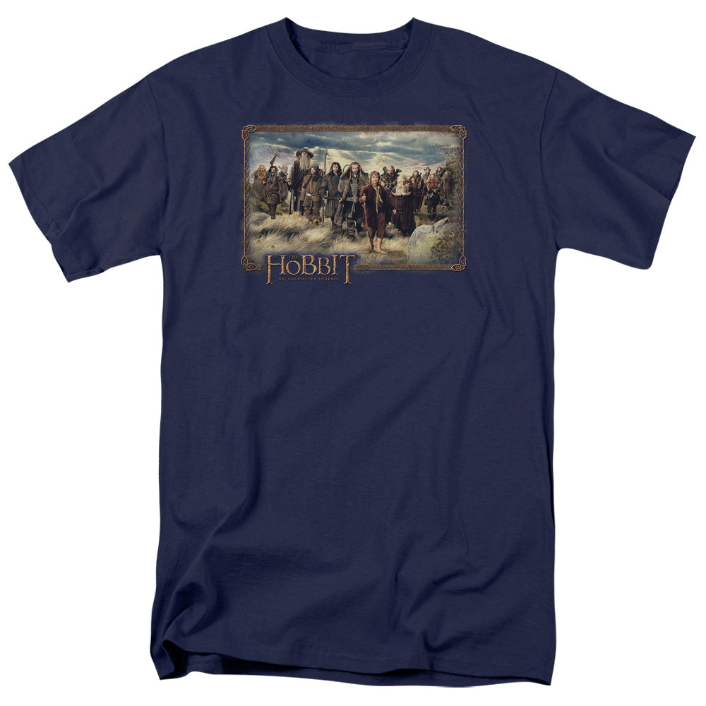 The Hobbit - Hobbit & Company - Short Sleeve Adult 18/1 - Navy T-shirt
