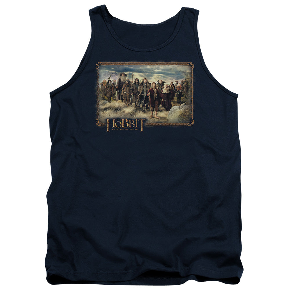 The Hobbit - Hobbit & Company - Adult Tank - Navy