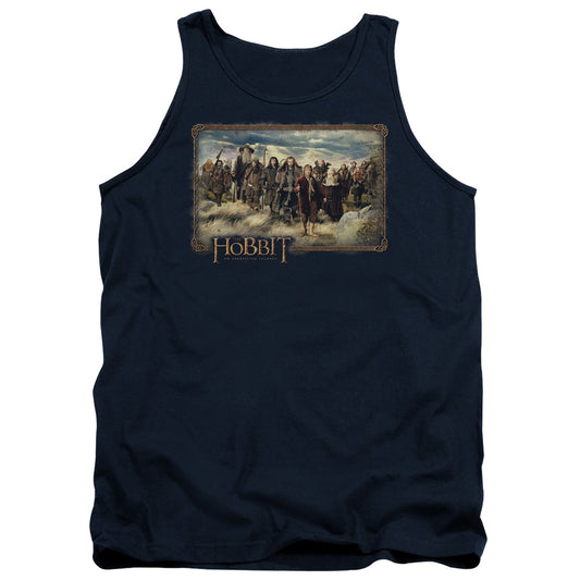 The Hobbit - Hobbit & Company - Adult Tank - Navy