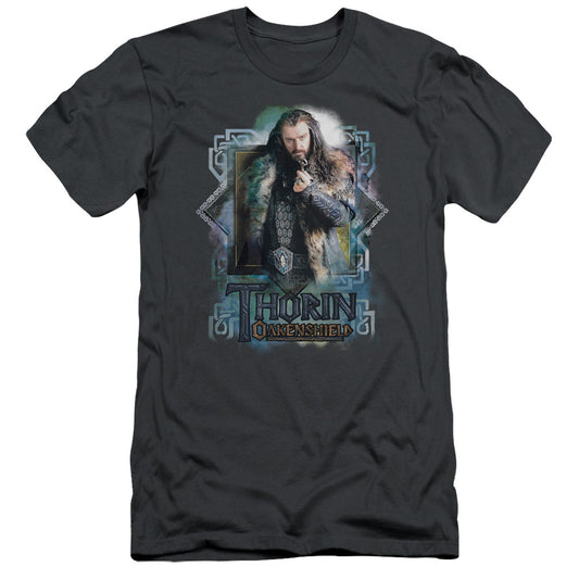 The Hobbit - Thorin Oakenshield - Short Sleeve Adult 30/1 - Charcoal T-shirt