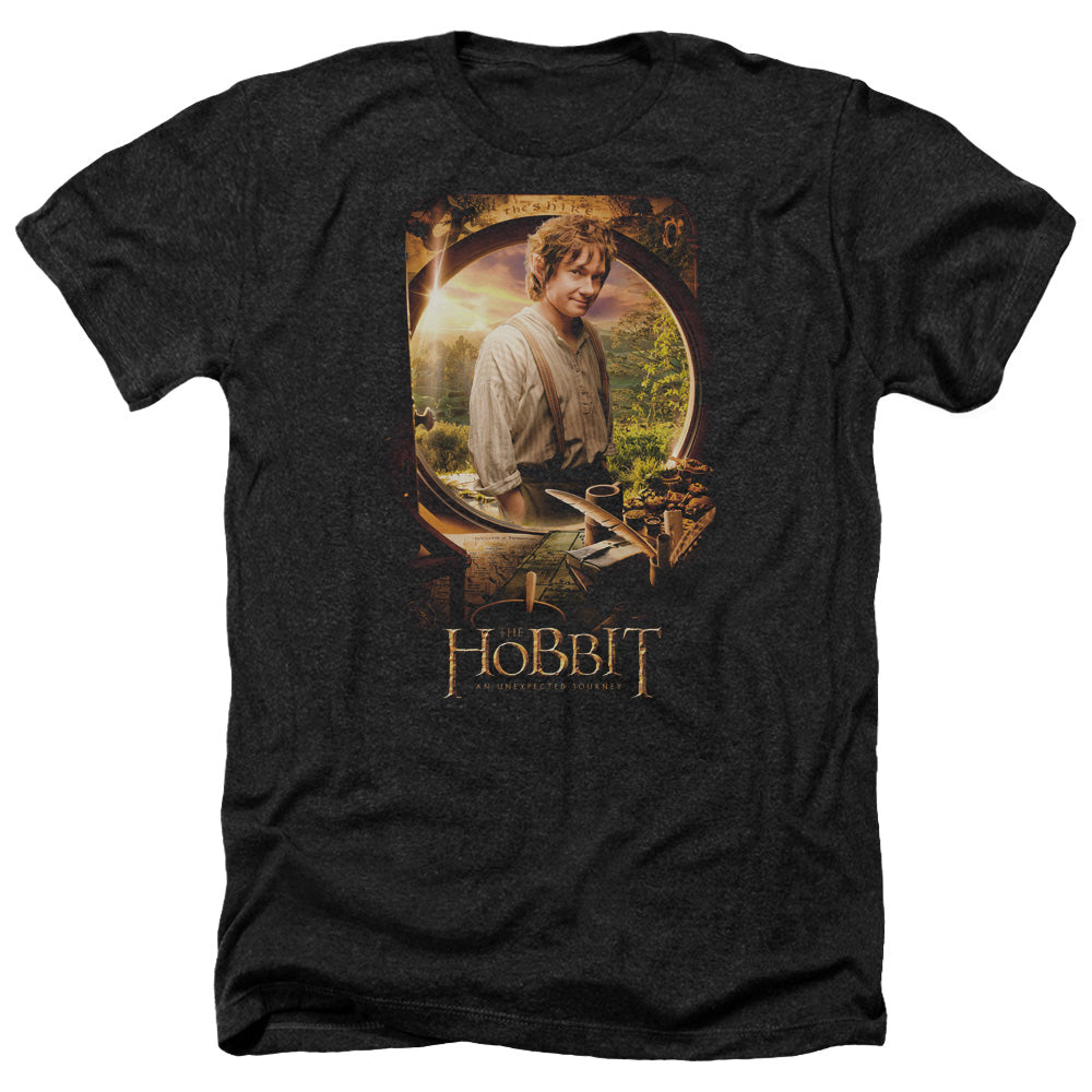 The Hobbit - Bilbo Poster - Adult Heather-black