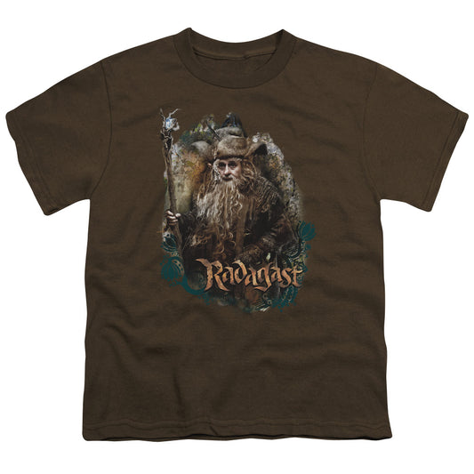 The Hobbit - Radagast The Brown - Short Sleeve Youth 18/1 - Coffee T-shirt