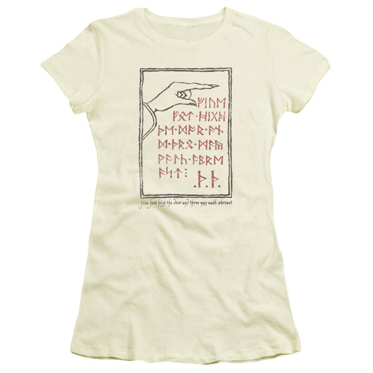 THE HOBBITBACK DOOR -   JUNIOR SHEER - CREAM T-Shirt