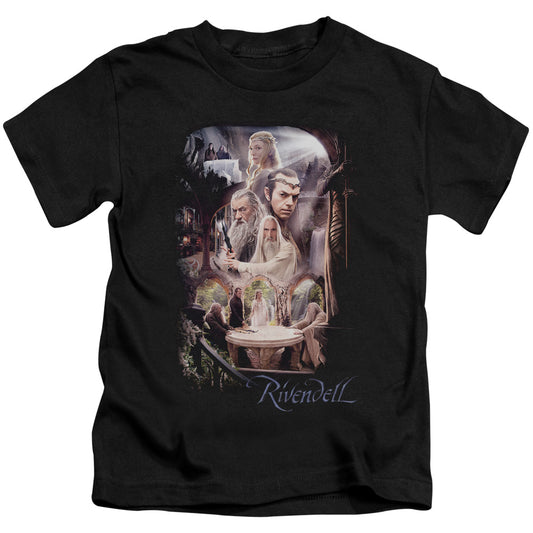 THE HOBBIT RIVENDELL - S/S JUVENILE 18/1 - BLACK - T-Shirt