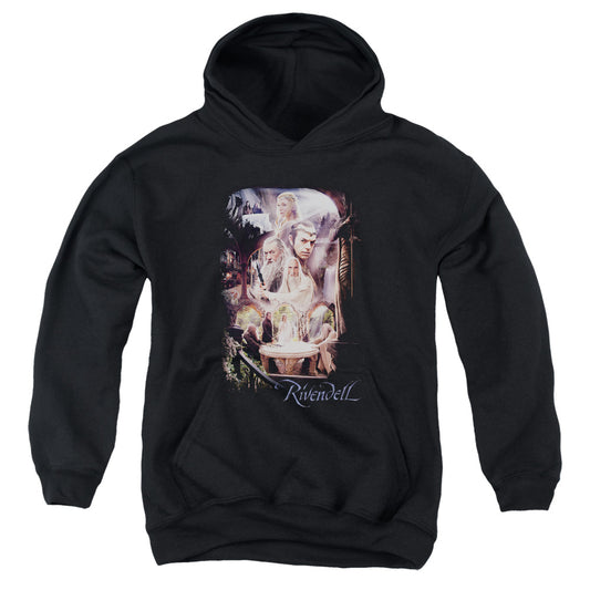 The Hobbit - Rivendell - Youth Pull-over Hoodie - Black