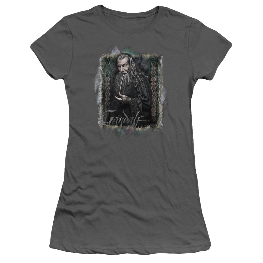 The Hobbit - Gandalf - Short Sleeve Junior Sheer - Charcoal T-shirt