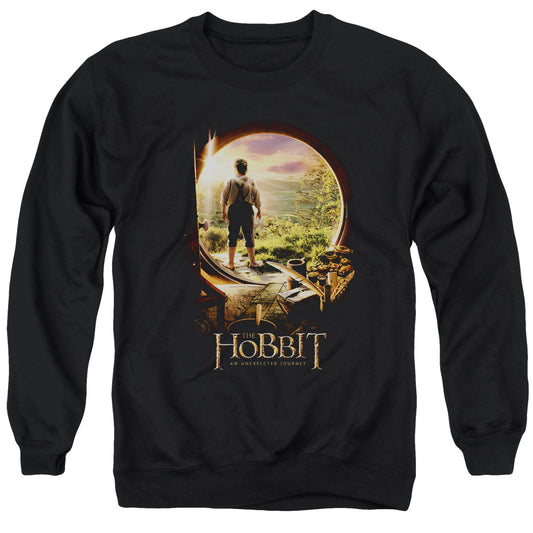 The Hobbit - Hobbit In Door - Adult Crewneck Sweatshirt - Black