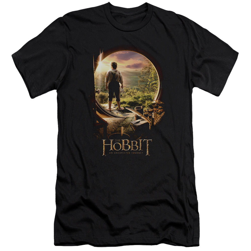 The Hobbit - Hobbit In Door-premuim Canvas Adult Slim Fit 30/1 - Black