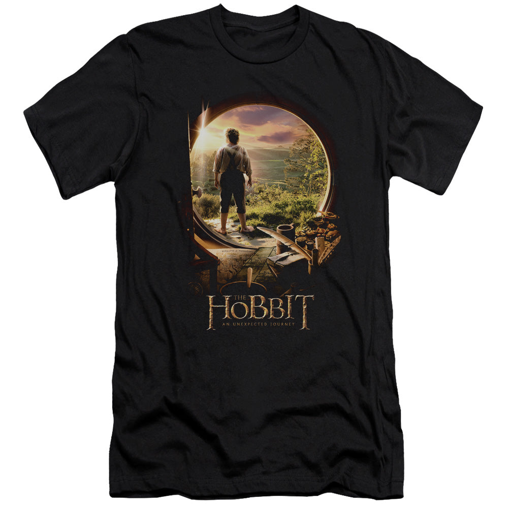 THE HOBBIT HOBBIT IN DOOR - S/S ADULT 30/1 - BLACK T-Shirt