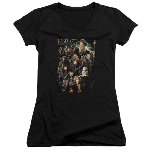The Hobbit - Somber Company - Junior V-neck - Black