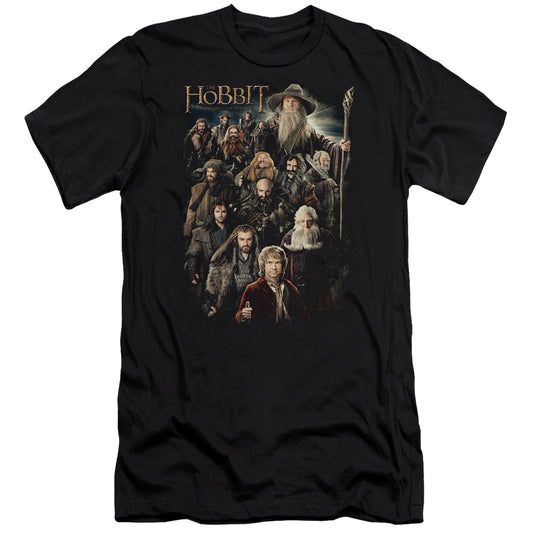 The Hobbit - Somber Company-premuim Canvas Adult Slim Fit 30/1 - Black