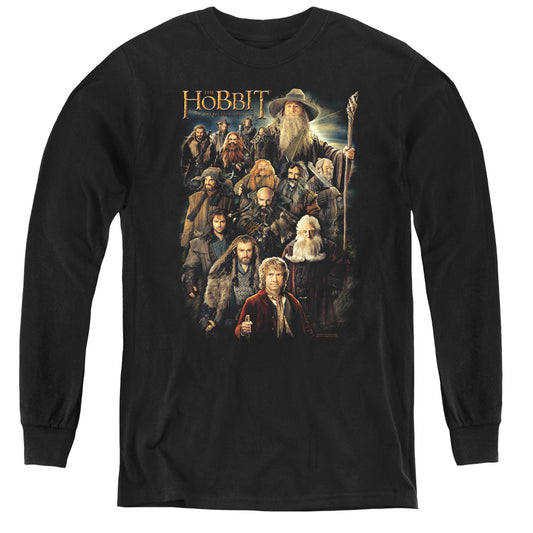 The Hobbit Somber Company - Youth Long Sleeve Tee - Black