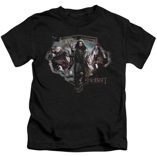 THE HOBBIT THREE DWARVES - S/S JUVENILE 18/1 - BLACK - T-Shirt