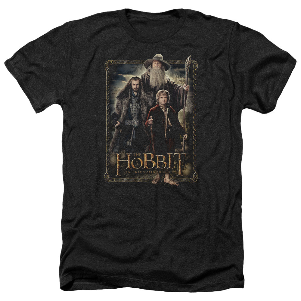 The Hobbit - The Three - Adult Heather-black