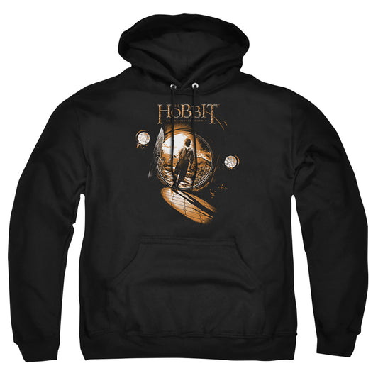 The Hobbit - Hobbit Hole - Adult Pull-over Hoodie - Black