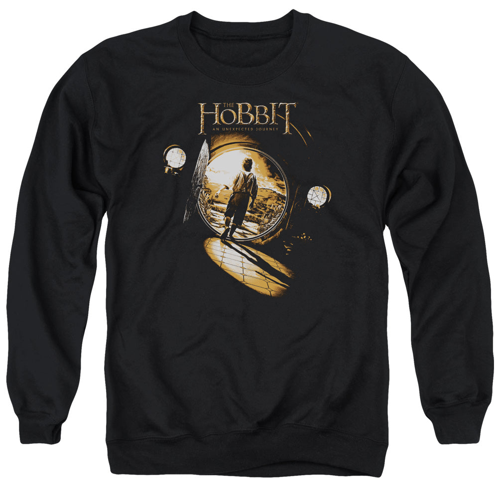 The Hobbit - Hobbit Hole - Adult Crewneck Sweatshirt - Black