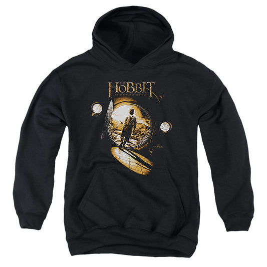 The Hobbit - Hobbit Hole - Youth Pull-over Hoodie - Black