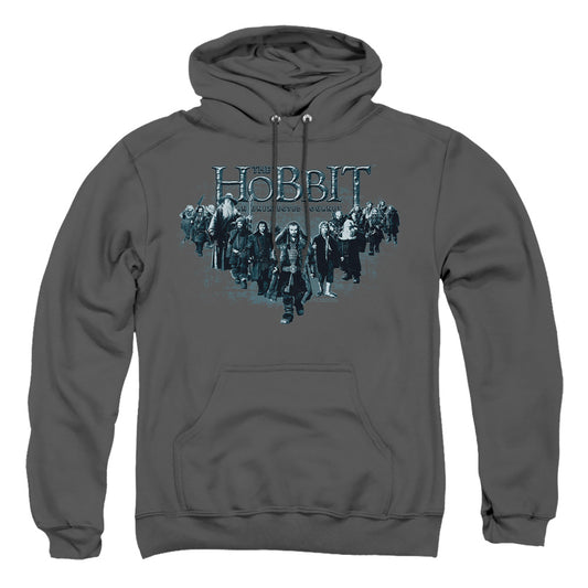 The Hobbit - Thorin And Company - Adult Pull-over Hoodie - Charcoal