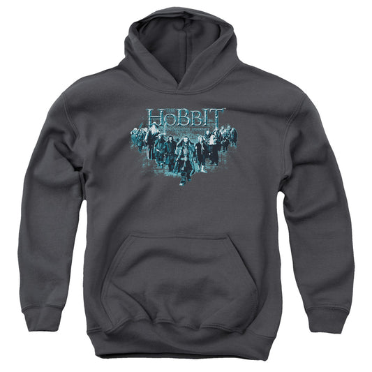 The Hobbit - Thorin And Company - Youth Pull-over Hoodie - Charcoal