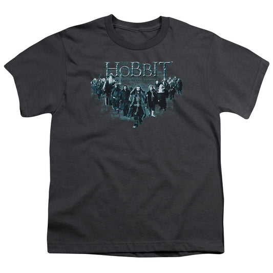 The Hobbit - Thorin And Company - Short Sleeve Youth 18/1 - Charcoal T-shirt